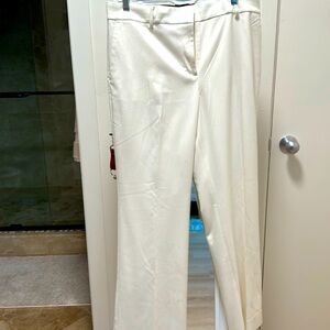 Lined winter white pants